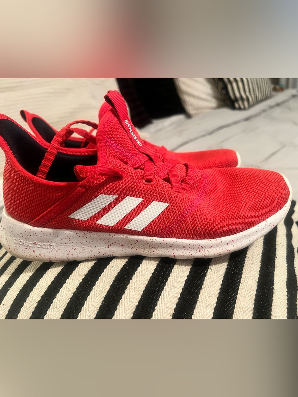 Adidas Red Athletic Sneakers